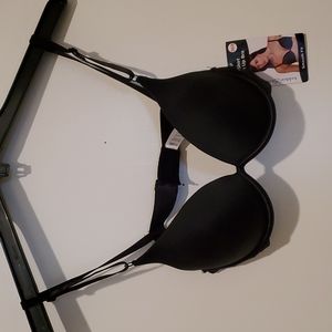 Bobbi Brooks T-shirt Push-up Bra.  36B.  NWT.  Black.